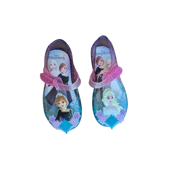 Disney | Shoes | Euc Toddler Girls 8c Disney Frozen 2 Anna Elsa Hook ...